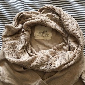 Cream Cowl Neck Sweater